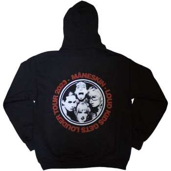 Marchandises Måneskin: Maneskin Unisex Pullover Hoodie: Fuck Maneskin (back Print & Ex-tour) (small) S