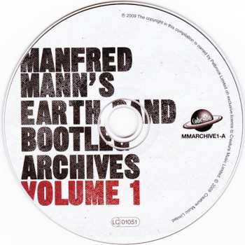5CD/Coffret Manfred Mann's Earth Band: Bootleg Archives Volumes 1-5