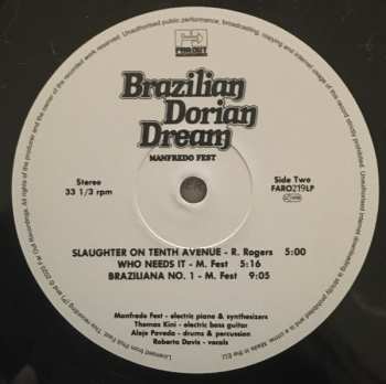 LP Manfredo Fest: Brazilian Dorian Dream