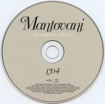 5CD/Coffret Mantovani: 100 Golden Classics (The Complete Collection)