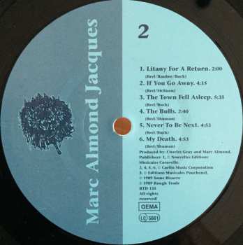 LP Marc Almond: Jacques