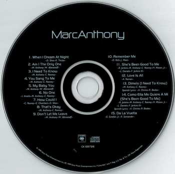 CD Marc Anthony: Marc Anthony