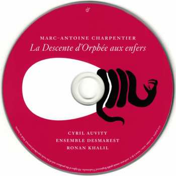 CD Marc Antoine Charpentier: La Descente D'Orphée Aux Enfers