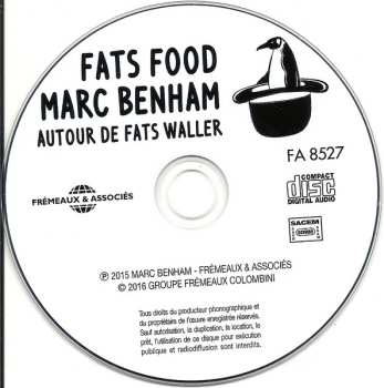 CD Marc Benham: Fats Food - Autour De Fats Waller