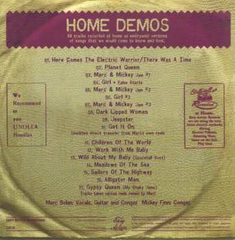 5CD/Coffret Marc Bolan: Home Demos