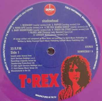 LP Marc Bolan: Shadowhead CLR