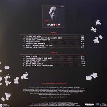 4LP/Coffret Marco Beltrami: Scream (Original Motion Picture Soundtracks) LTD | CLR