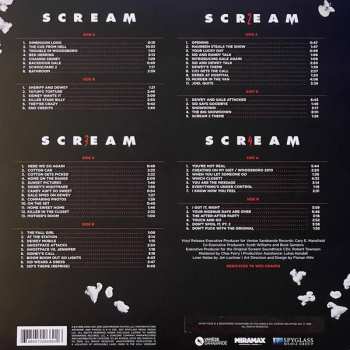 4LP/Coffret Marco Beltrami: Scream (Original Motion Picture Soundtracks) LTD | CLR