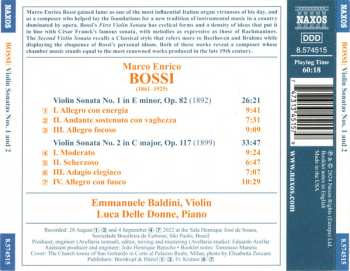 CD Emmanuele Baldini: Violin Sonatas Nos. 1 And 2