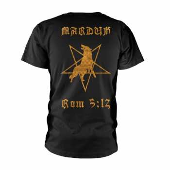 Marchandises Marduk: Tričko Rom 5:12 (gold) S