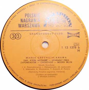 LP Marek Grechuta & Anawa: Marek Grechuta Anawa