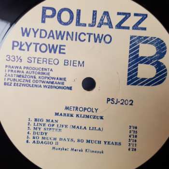 LP Marek Klimczuk: Metropoly