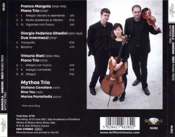 CD Giorgio Federico Ghedini: Piano Trios