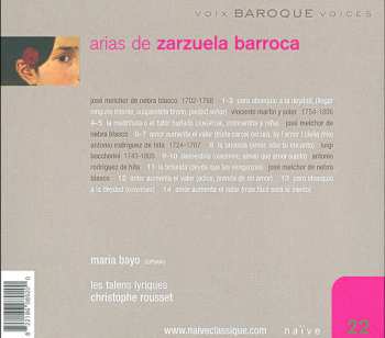 CD Christophe Rousset: Zarzuela Barroca 