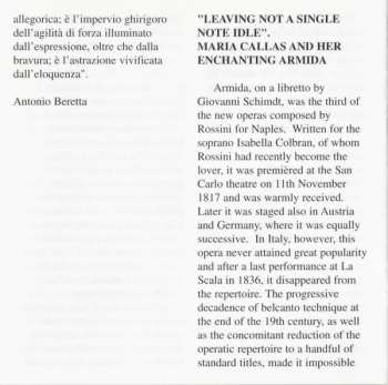 2CD Maria Callas: Armida (Live Recording: Firenze, 1952)
