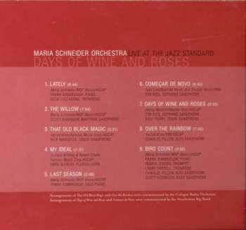 CD Maria Schneider Orchestra: Days Of Wine And Roses - Live At Jazz Standard LTD