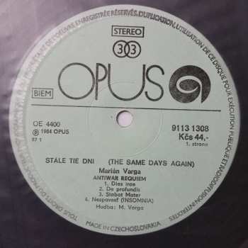LP Marián Varga: Stále Tie Dni • The Same Days Again