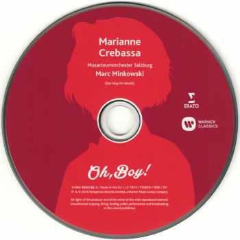 CD Marianne Crebassa: Oh, Boy!