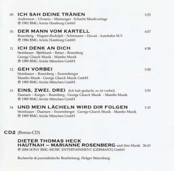 2CD Marianne Rosenberg: Dieter Thomas Heck Präsentiert Hautnah - Die Geschichten Meiner Stars