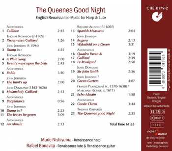 CD Marie Nishiyama: The Queenes Good Night (English Renaissance Music For Harp & Lute)