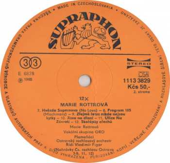 LP Marie Rottrová: 12x