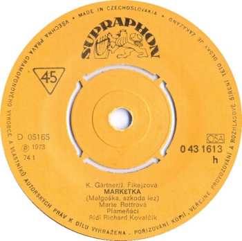 SP Marie Rottrová: Markétka / Až Přijde Tvůj Čas