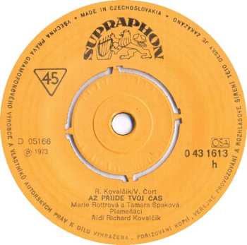 SP Marie Rottrová: Markétka / Až Přijde Tvůj Čas