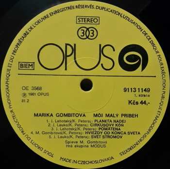 LP Marika Gombitová: Môj Malý Príbeh