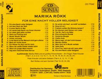 CD Marika Rökk: Für Eine Nacht Voller Seligkeit