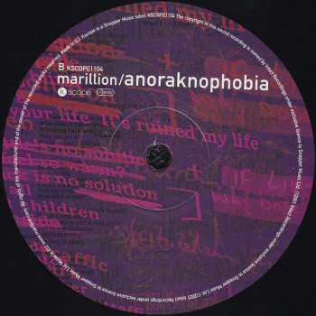 2LP Marillion: Anoraknophobia