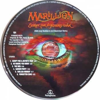 4CD/Blu-ray Marillion: Script For A Jester's Tear DLX | LTD