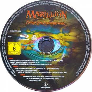 4CD/Blu-ray Marillion: Script For A Jester's Tear DLX | LTD