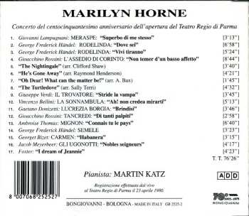 CD Marilyn Horne: Marilyn Horne Dal Vivo Al Teatro Regio Di Parma