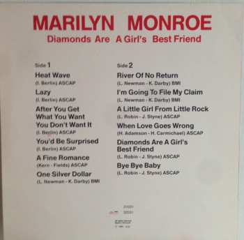 LP Marilyn Monroe: Diamonds Are A Girl's Best Friend