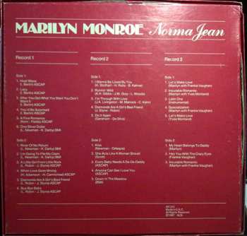 3LP/Coffret Marilyn Monroe: Norma Jean