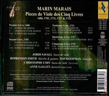 Coffret/5SACD Christophe Coin: Pièces De Viole Des Cinq Livres (1686 - 1725)