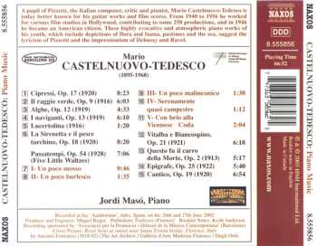 CD Mario Castelnuovo Tedesco: Piano Music