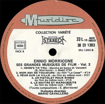 LP Ennio Morricone: Ses Grandes Musiques De Film Vol. 2