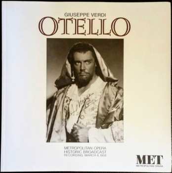2CD Giuseppe Verdi: Otello - Metropolitan Opera Historic Broadcast Recording March 8, 1958