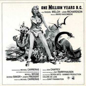 CD Mario Nascimbene: One Million Years B.C. / When Dinosaurs Ruled The Earth / Creatures The World Forgot (3 Original Soundtracks)