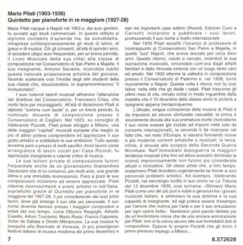 CD Aldo Ciccolini: Piano Quintets