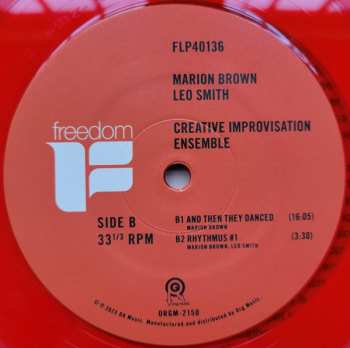 LP Wadada Leo Smith: Creative Improvisation Ensemble CLR