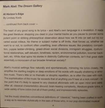 CD Mark Abel: The Dream Gallery (Seven California Portraits)