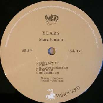LP/SP Mark Johnson: Years