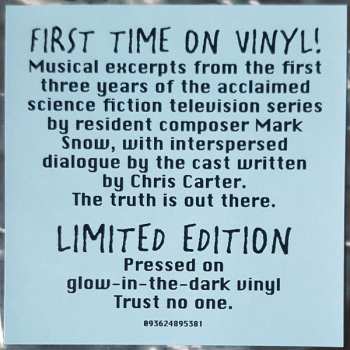 LP Mark Snow: The Truth And The Light (Music From The X-Files) CLR | LTD