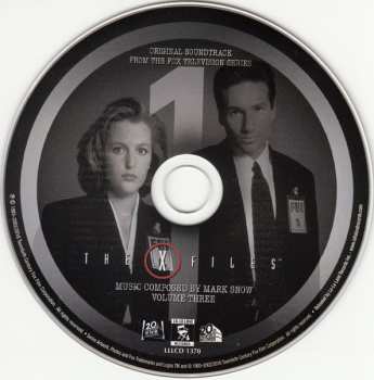 4CD/Coffret Mark Snow: The X Files: Volume Three (Original Soundtrack From The Fox Television Series) LTD