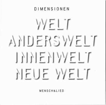 4CD/Coffret Marlis Petersen: Dimensionen (Mensch&Lied)