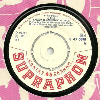 Album Marta Kubišová: Balada O Kornetovi A Dívce / Už Se Léto Schovává