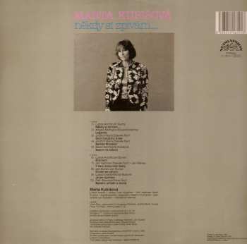 LP Marta Kubišová: Někdy Si Zpívám...