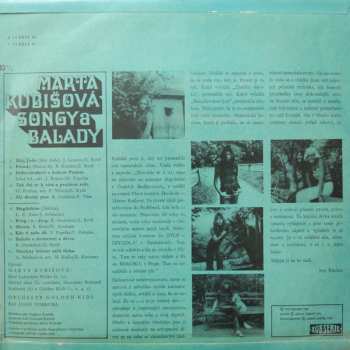 LP Marta Kubišová: Songy A Balady